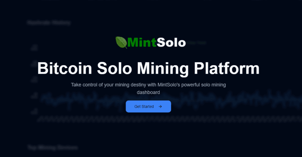 MintSolo Dashboard